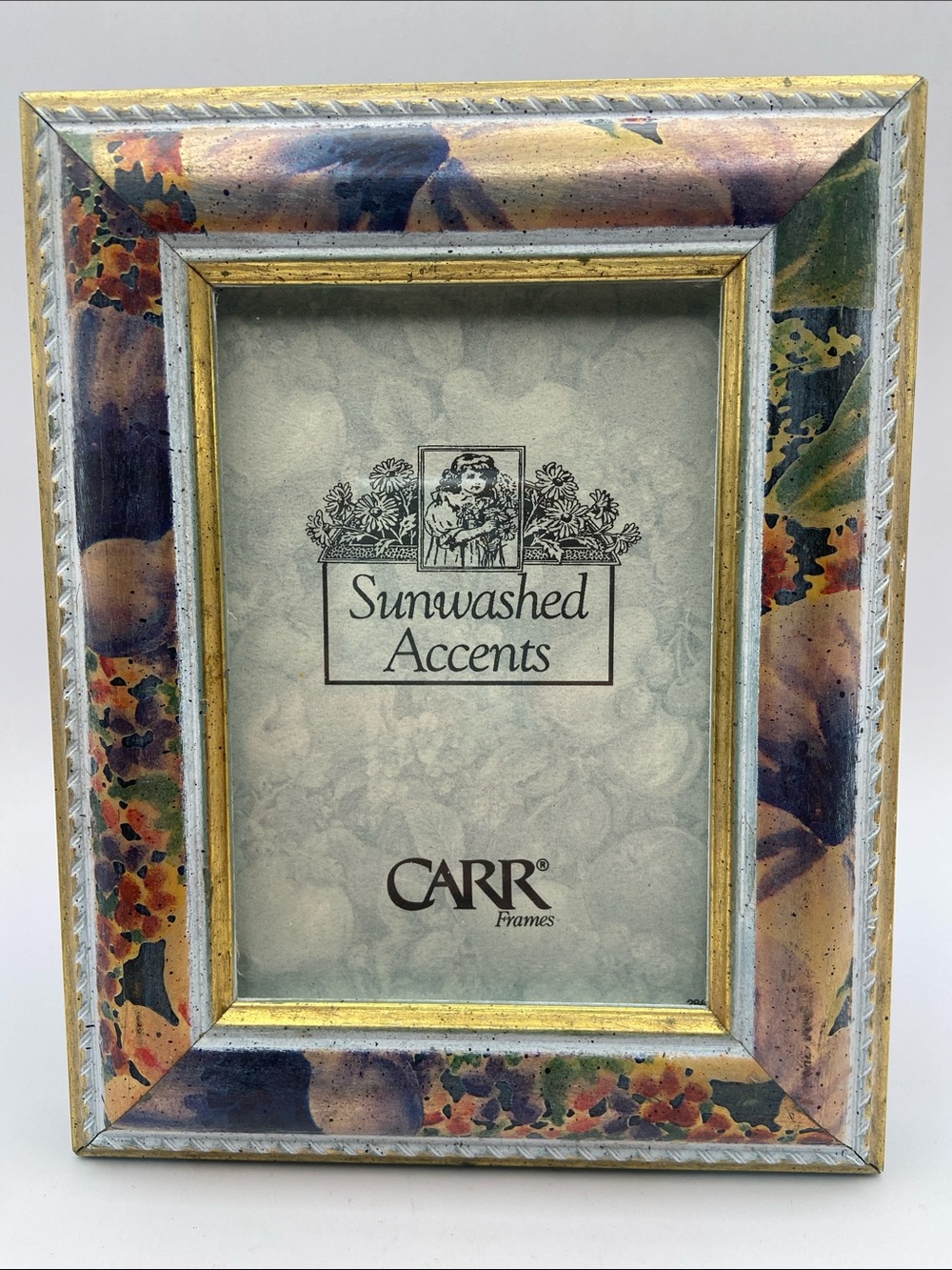 VintageSunwashed Accents by Carr Multicolor Decorative Picture Frame Cottagecore